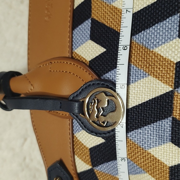 Spartina 449 Leather & Linen Bag - Picture 3 of 12